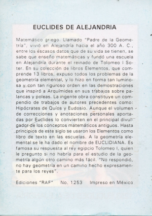 Biografia Euclides De Alejandria Atras